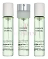 Chanel Chance Eau Fraiche Geschenkset 3x Eau de Toilette Refill 20Ml - Twist and