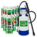 ABACUS Nell Ultra Algenentferner, Grünbelagentferner mit 7L Drucksprüher Grünbelagentferner (Bekannt aus QVC, [13-St. Ergiebiges Konzentrat Selbsttätig mit Langzeitschutz)
