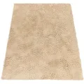 Paco Home Hochflorteppich, Beige, Textil, Rechteckig, 60x100 cm, strapazierfähig, für Fußbodenheizung geeignet, Teppiche & Böden, Teppiche, Hochflorteppiche & Shaggys
