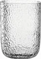 LEONARDO MARTELLO, Vase in quadratischer Form, Glas, Transparent, Tisch, Modern, Drinnen