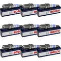 9x BOSCH Zündkerze für Mercedes-Benz SLK R170 230 Kompressor 200 CLK Cabriolet