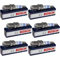 6x BOSCH Zündkerze für Mercedes-Benz SLK R170 230 Kompressor 200 CLK Cabriolet