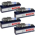 4x BOSCH Zündkerze für Mercedes-Benz SLK R170 230 Kompressor 200 CLK Cabriolet