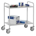 fetra 4880 Bürowagen grau 2 Ebenen 53,5 x 90,0 x 92,5 cm