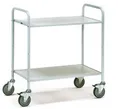 Fetra 4880 Etagenwagen Stahl pulverbeschichtet Traglast (max.): 150kg Lichtgrau (RAL 7035)