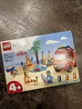 LEGO Bluey: Bluey's Beach & Family Car Trip Toy with 3 Minifigures incl. Bingo &