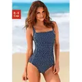 LASCANA Badeanzug im Pünktchen-Design mit Shaping-Effekt blau 44