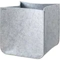 Lifeney Organize your closet Aufbewahrungsbox, 33x33x33 cm, Filz, grau 833200