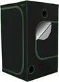 ZELSIUS Grow Tent 120 x 120 x 200 cm schwarz/grün Pflanzenzucht Indoor