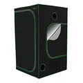 Zelsius Growzelt MyHomeGrow Grow Tent | Indoor Growroom | schwarz grün | Growschrank Darkroom Pflanzenzelt Gewächshaus Zuchtzelt (120 x 120 x 200 cm)
