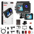 Action Cam 4K 30fps 20MP 170° WiFi Sport Kameras EIS 40M Wasserdichtes Go pro