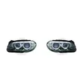 Hauptscheinwerfer Scheinwerfersatz passend für BMW 5er Touring ANGEL EYES