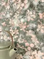 Newroom Tapete Grün Vliestapete Blätter - Mustertapete Floral Rose Blumen Zweige Blumentapete Vintage Blüten Äste inkl. Tapezier-Ratgeber