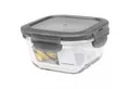 LOCK & LOCK Teedose Box "Boroseal" 0,3 l quadratisch 12 x 12 x 6,5 cm, transparent, Glas