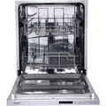 homeX Geschirrspüler vollintegriert 60 cm breit 14 Maßgedecke 5 Programme Aquastop GSEV6014AE