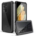 wasserdichte Schutzhülle für Samsung Galaxy S21 Ultra 6,8 Zoll, IP68, wasserdicht, 360 °, stoßfest, Sport, Schutzhülle, wasserdicht