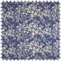Landhaus Möbelstoff Arezzo Floral Blau