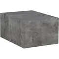 Livetastic Couchtisch, Dunkelgrau, Holz, Pappel,Pappel,Pappel, rechteckig, würfelförmig, 60x40x80 cm, einfacher Aufbau, Wohnzimmer, Wohnzimmertische, Couchtische