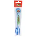 Super Mario Plastik Besteck Set - 2 Teile - Blau/Grün