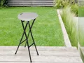 Toolland Barstuhl Höhe 80cm, wetterfest, klappbar, Bar Hocker Stuhl Tresenstuhl