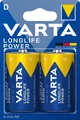 VARTA Varta 04920121412 Batterien LONGLIFE Power - Mono/LR20/D, 1,5 V Batterie