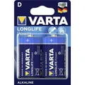 Batterie Alkaline, Mono, D, LR20, 1.5V Longlife Power, Retail Blister,2 Stück...