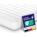 Ergonomische Matratzen 90x190 für erholsamen Schlaf - angenehme Komfortschaummatratze - Weiß