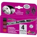HOBBY LINE Tattoo Pen Set, kreativen Bemalen und Verzieren von fettfreier Haut
