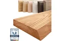 LAMO Manufaktur Wandregal Pure: ohne Montage Set 40 cm, Komplett-Set, 40mm stake Massivholzplatte