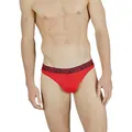 Emporio Armani Herren The New ICON Essential Microfiber Thong Tanga-Höschen, Rosso LACCA, L