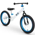 Bixe 16 Zoll Kinder Laufrad ab 5 Jahre - Balance Bike für Kinder von 5 bis 9 Jahren - Lauflernrad ohne Pedale mit Luftreifen - für Jungen und Mädchen - 16 inch Rad