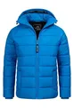 Arctic Seven Herren Winterjacke (S-3XL) - Wind- & Wasserabweisend, abnehmbare Kapuze, 4 Taschen, Steppjacke, Warme Jacke Männer - AS-420 (XL, Blau)