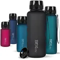 720°DGREE Trinkflasche 1,5 Liter “uberBottle“ softTouch +Sieb - BPA-Frei - XL Wasserflasche für Gym, Fitnessstudio, Workout, Fitness, Sport, Outdoor - Große Sportflasche aus Tritan - Leicht, Stoßfest