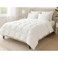 Hochwertige Daunendecke | warm | 155 x 220 cm | 90% Daunen / 10% Federn | Füllgewicht: 940g | XDREAM Nature - Weiß