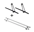 2x Fahrradträger ORION+Dachträger RAPID für für Alfa Romeo 156 Sportw 5Tür 00-05