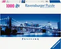 Ravensburger Puzzle Panorama, Leuchtendes New York, 1000 Puzzleteile, Made in Germany