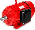 EBERTH Elektromotor 400V mit 5,5 kW Leistung, Drehstrommotor aus Aluminium, 3-Phasen, Drehzahl 2900 U/min., Stromstärke 11 A, Leistungsfaktor 0,95