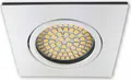 C-Light LED Spot 230V S0307 eckig weiss 3,5 W (WW) geringe Einbautiefe