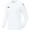 JAKO Sport-Langarmshirt Trikot Team (100% Polyester) weiss Herren, Größe: L