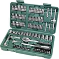 Brüder Mannesmann Steckschlüsselsatz metrisch 1/4" (6.3 mm) 130teilig 29166 (29166)