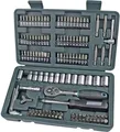 Brüder Mannesmann Steckschlüsselsatz metrisch 1/4" (6.3 mm) 130teilig M29166