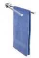 WENKO Handtuchhalter Mod. Basic hochwertige Handtuchablage aus rostfreiem Edelstahl mit Zwei beweglichen Armen Maße 8 x 5,5 x 42 cm Farbe glänzend