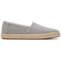 TOMS Alpargata Rope 2.0 Schwarz Florale Spitze Espadrille Espadrille grau 39