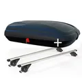 Dachbox VDPBA320+Dachträger KING1 für VW Golf VII Sportsvan AM1 5Tür 14-19