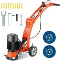 Elektrischer Betonbodenschleifer, 7 Zoll, Handgeführter Schleifer, 2,0 Ps, Betonbodenpolierer, 1500 W Schleifmaschine, 1400 U/min, Aufgerüsteter Bürstenloser Motor, Oberflächenschleifer - Vevor