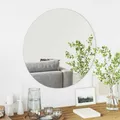 Wandspiegel Ø 70 cm Gehärtetes Glas
