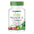 Vitamin B12 + Folsäure - 90 Tabletten 500/100, Methylcobalamin VEGAN | fairvital