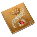 Lindt LINDOR Box Mischung, Schokoladengeschenk, ca. 15 LINDOR Kugeln, 4 Sorten