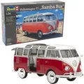 Revell Modellbausatz 07399 Volkswagen T1 Samba Bus, 173 Teile, Level 5, ab 13 Jahre, Maßstab 1:24