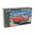 Revell Fahrzeug-Modellbausatz Volkswagen T1 Samba Bus, Autobus, 1:24, 07399